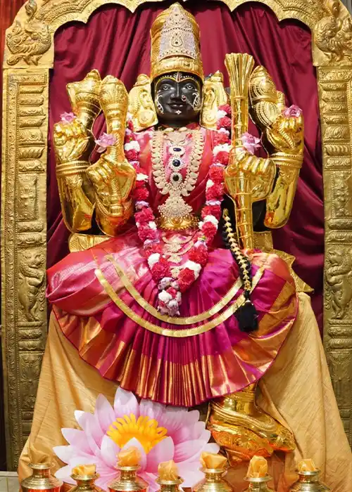Rajarajeshwari deity at los angeles