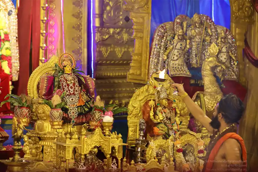 Sri Vidya puja and homa