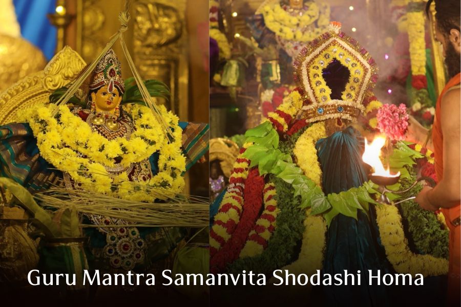 Shodashi Homa (with Dhvajarohanam) — Day 1 (20 Jul)